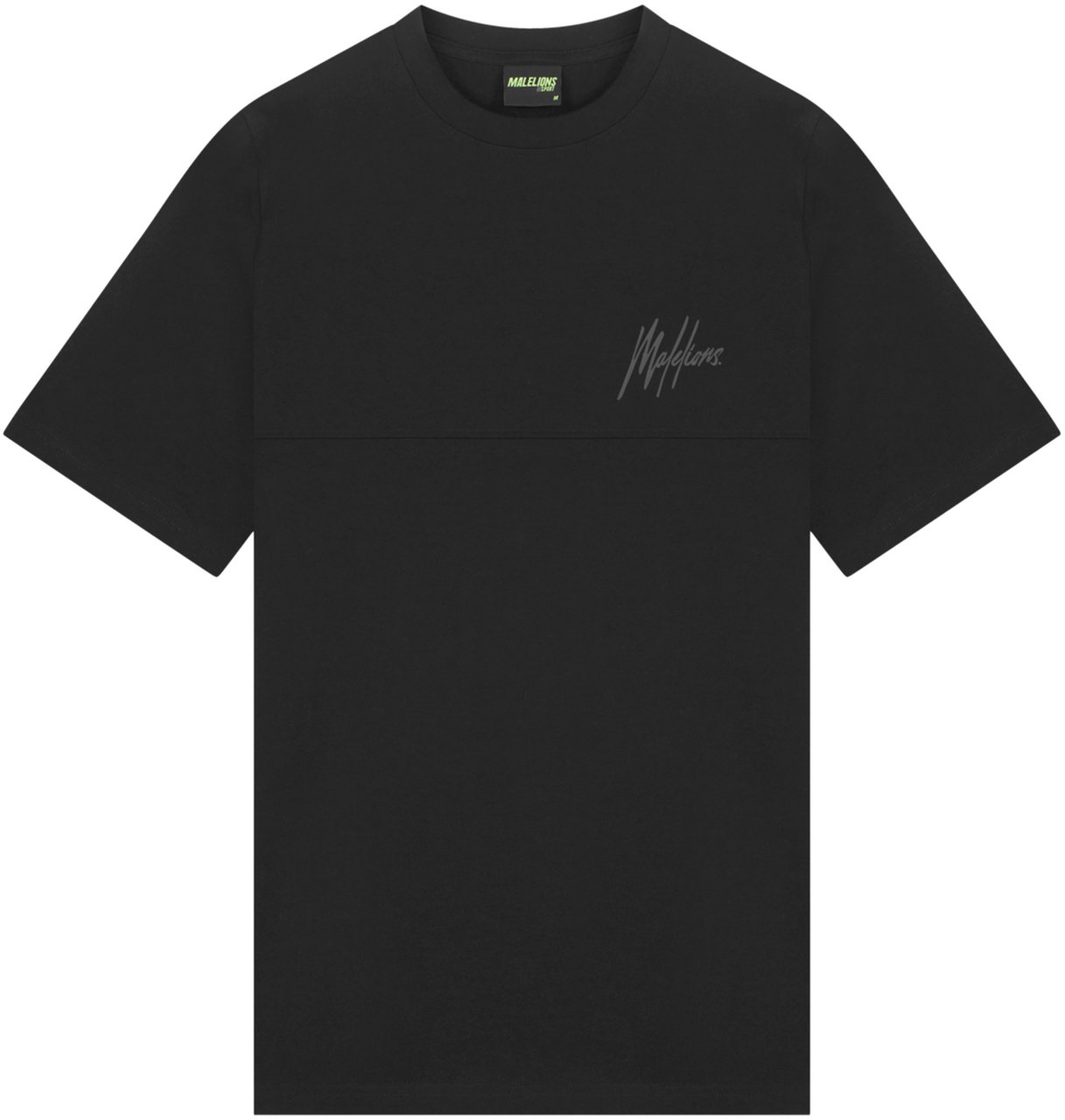 Malelions Counter T-Shirt - Black Zwart