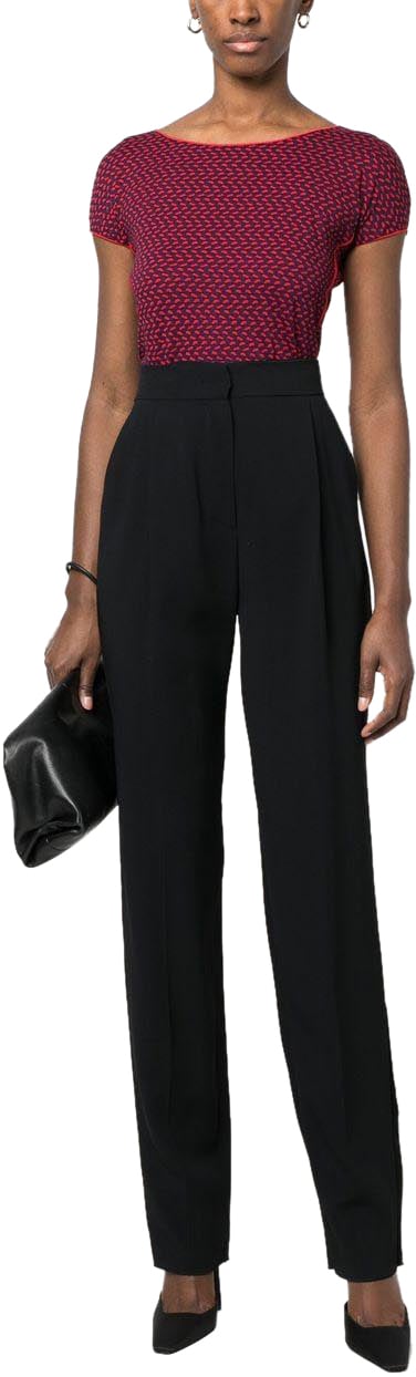 Emporio Armani Trousers Black Zwart