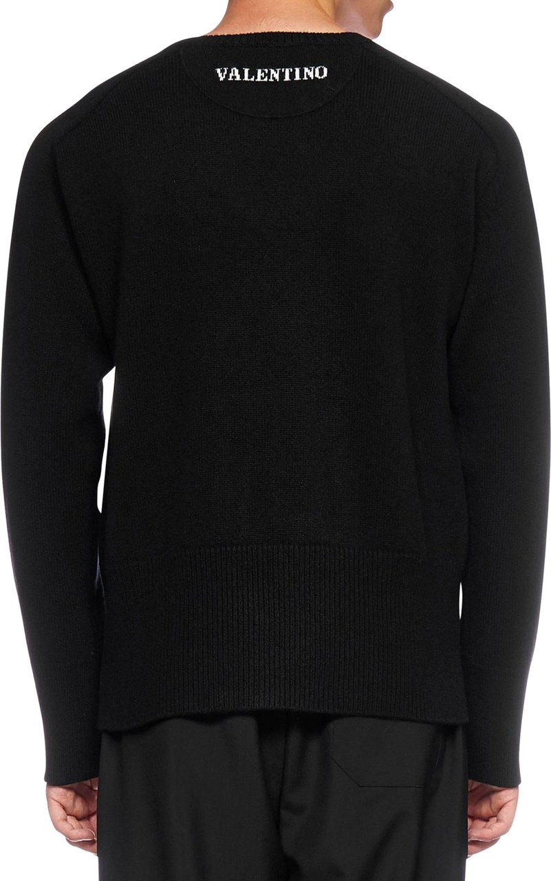 Valentino Valentino Cashmere Sweater Zwart