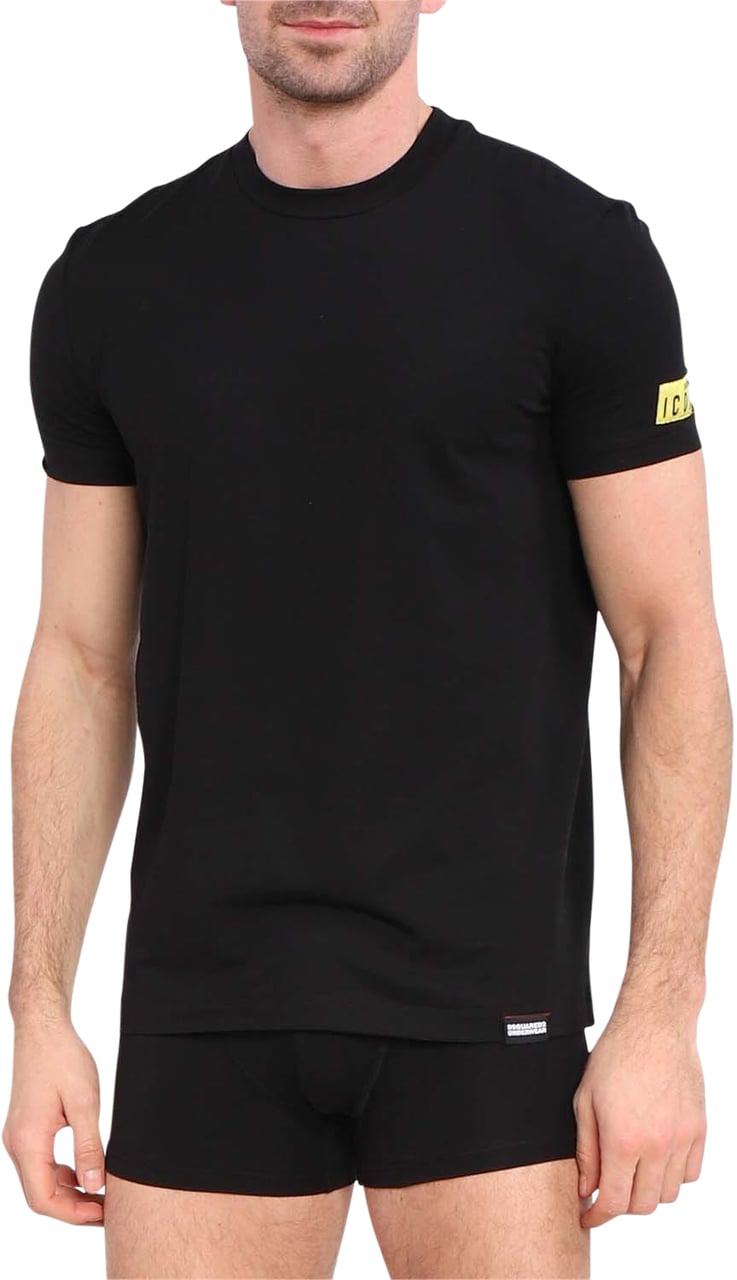 Dsquared2 T-shirts And Polos Black Zwart