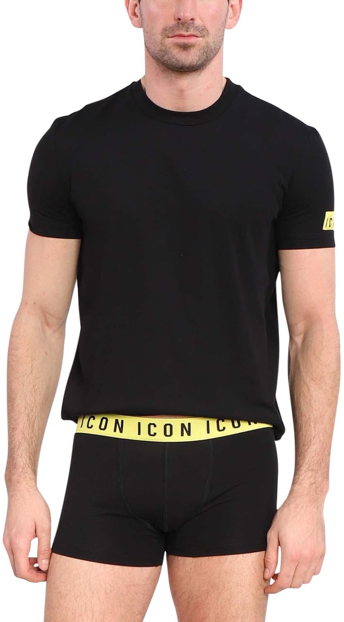 Dsquared2 T-shirts And Polos Black Zwart