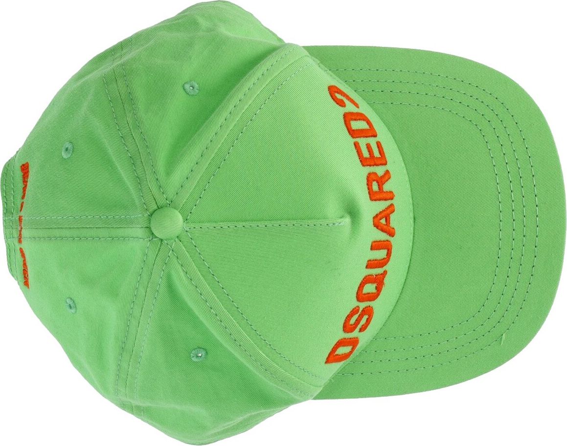 Dsquared2 Technicolor Acid Green Baseball Cap Green Groen
