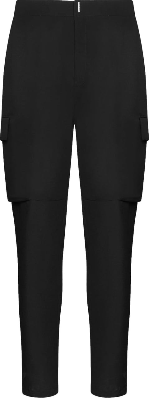 Givenchy Givenchy Cargo Wool Trousers Zwart