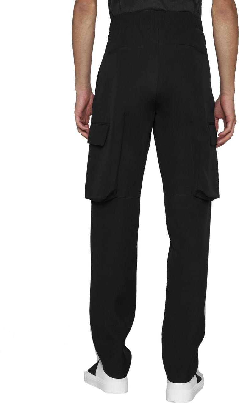 Givenchy Givenchy Cargo Wool Trousers Zwart