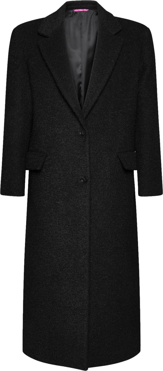 Valentino Valentino Wool And Mohair Coat Zwart