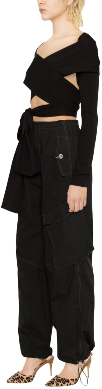 Dolce & Gabbana Tied Up Top Zwart