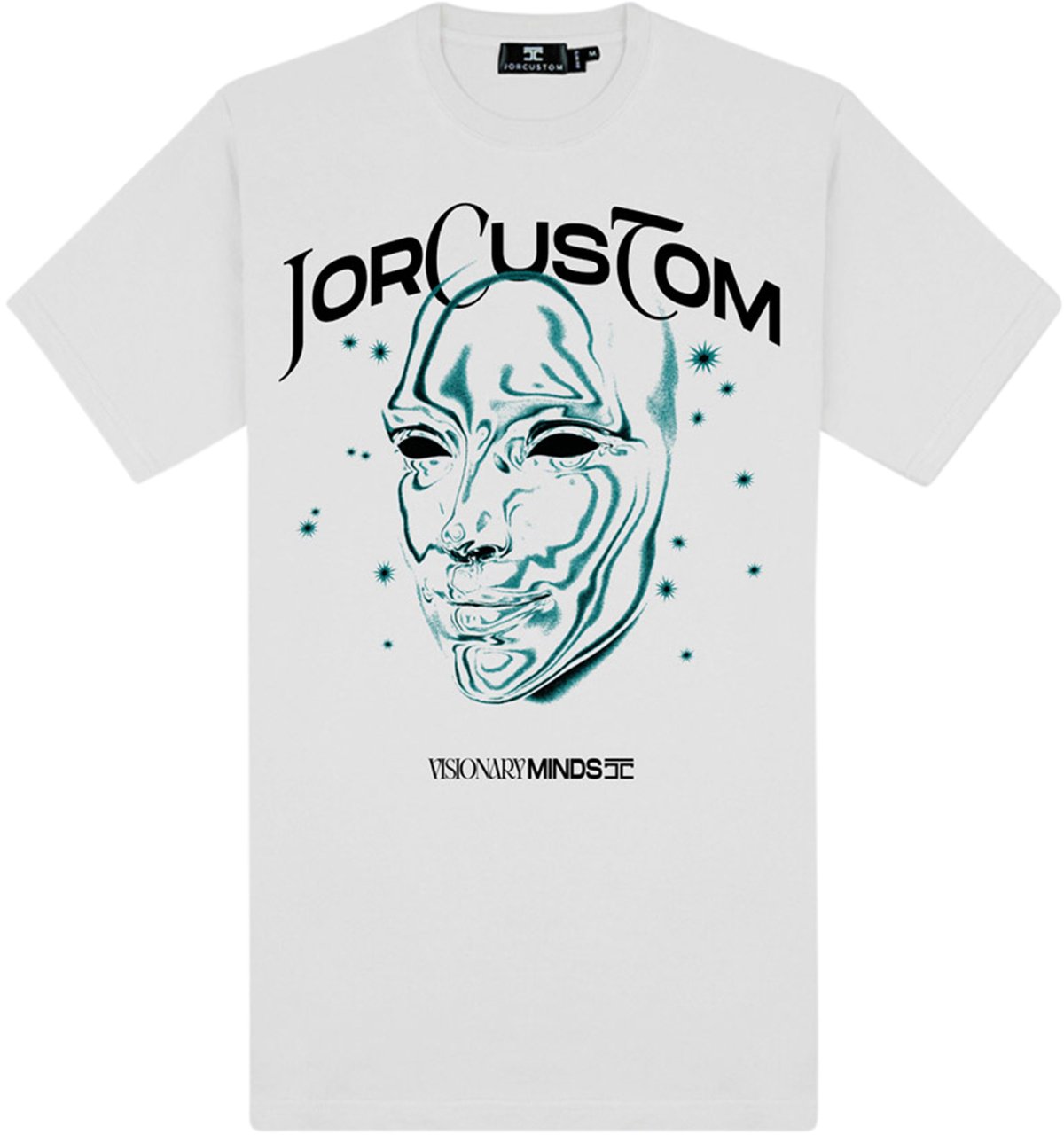 JORCUSTOM Visionary Slim Fit T-Shirt White Wit