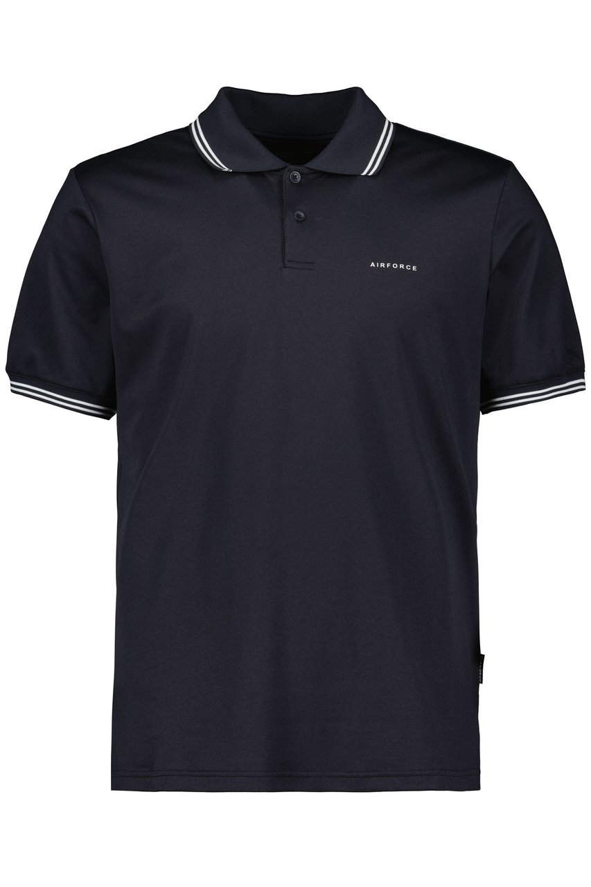 Airforce Polo Double Stripe Blauw