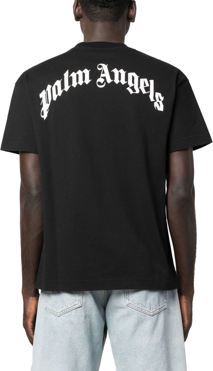 Palm Angels T-shirts and Polos Black Zwart