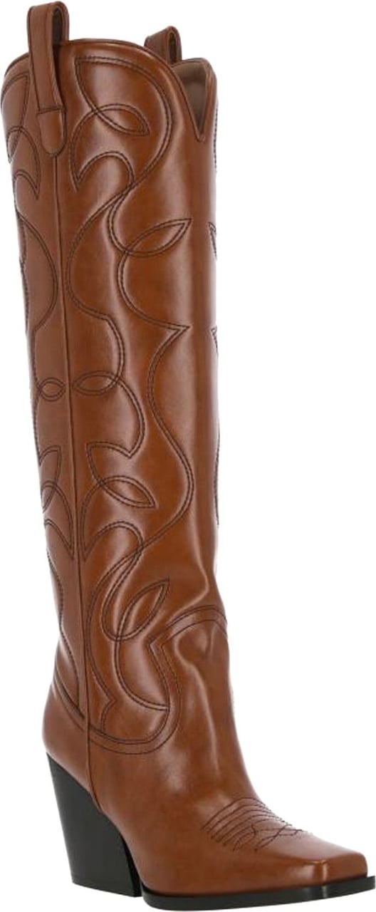 Stella McCartney Stella Mccartney Texano Faux Leather Boots Bruin