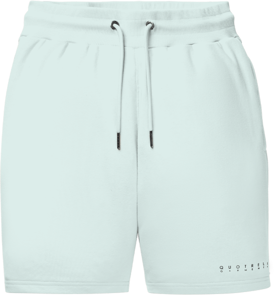 Quotrell Fusa Shorts | Faded Blue/black Blauw