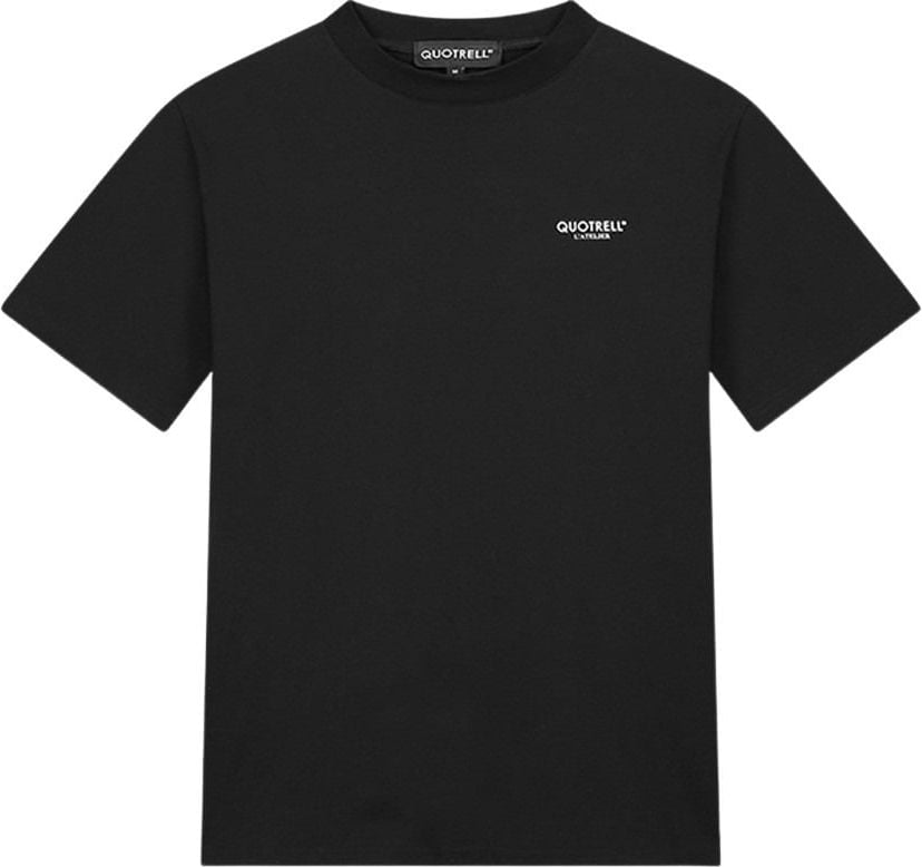 Quotrell L'Atelier T-Shirt Zwart - Wit Zwart