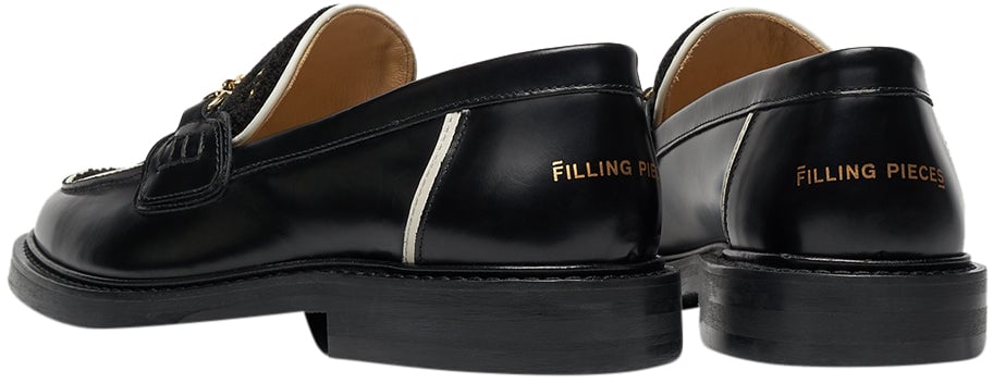 Filling Pieces Captain Loafer Black Zwart