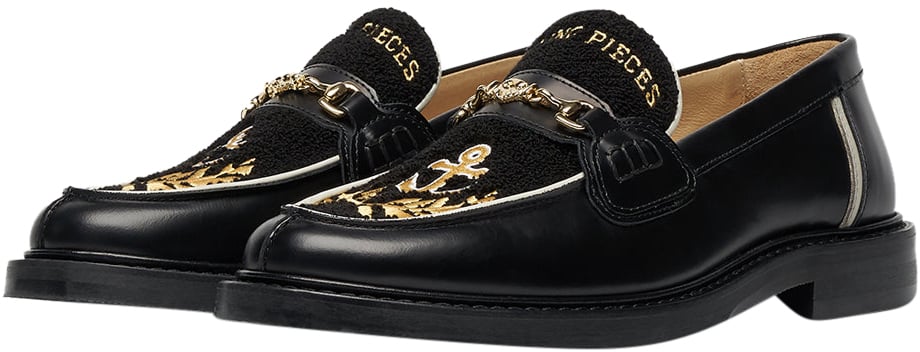 Filling Pieces Captain Loafer Black Zwart