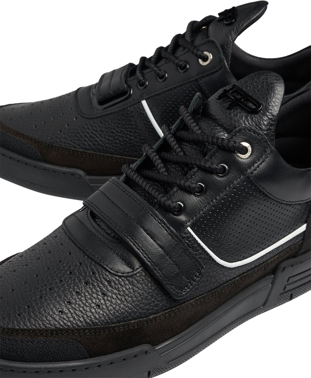 Filling Pieces Low Top Blaze Black Zwart