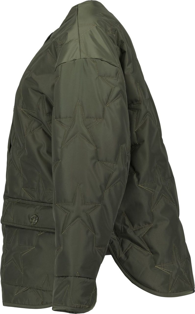 Airforce Quilted Jacket Groen