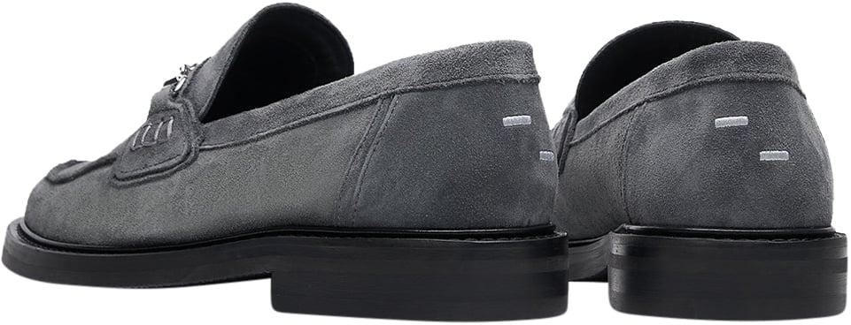 Filling Pieces Loafer Suede Dark Grey Grijs