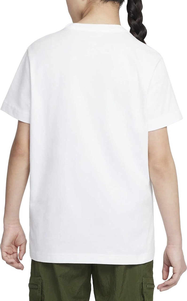 Nike Sportswear T-Shirt Meisjes Wit/Zwart Wit