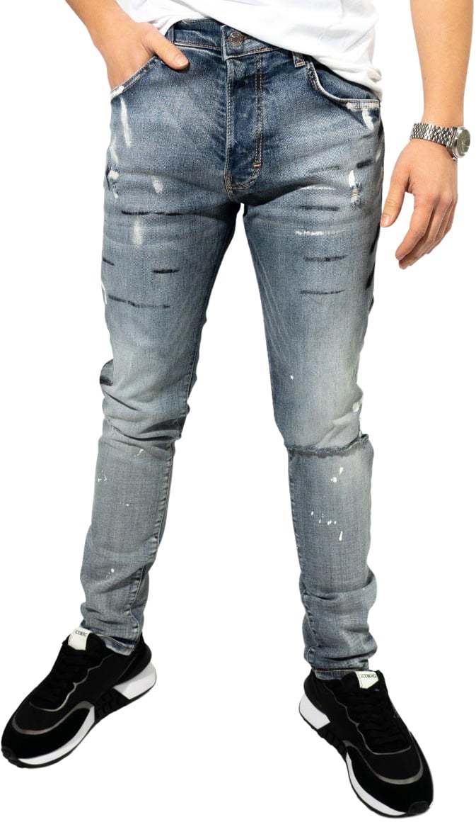 My Brand 1963 - Light Blue Paintin | LIGHT BLUE JEANS Blauw