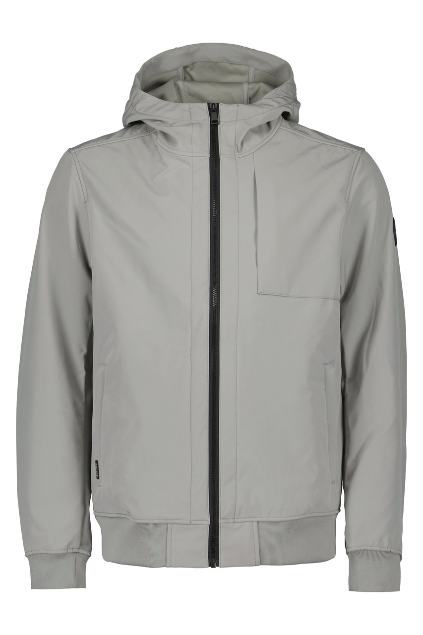 Airforce Softshell Jacket Chestpocket Grijs