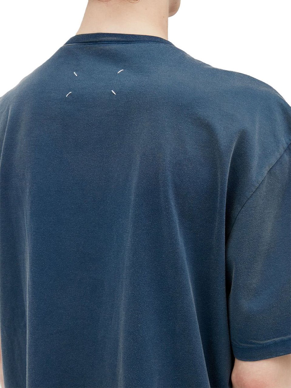 Maison Margiela T-shirts And Polos Blue Blauw