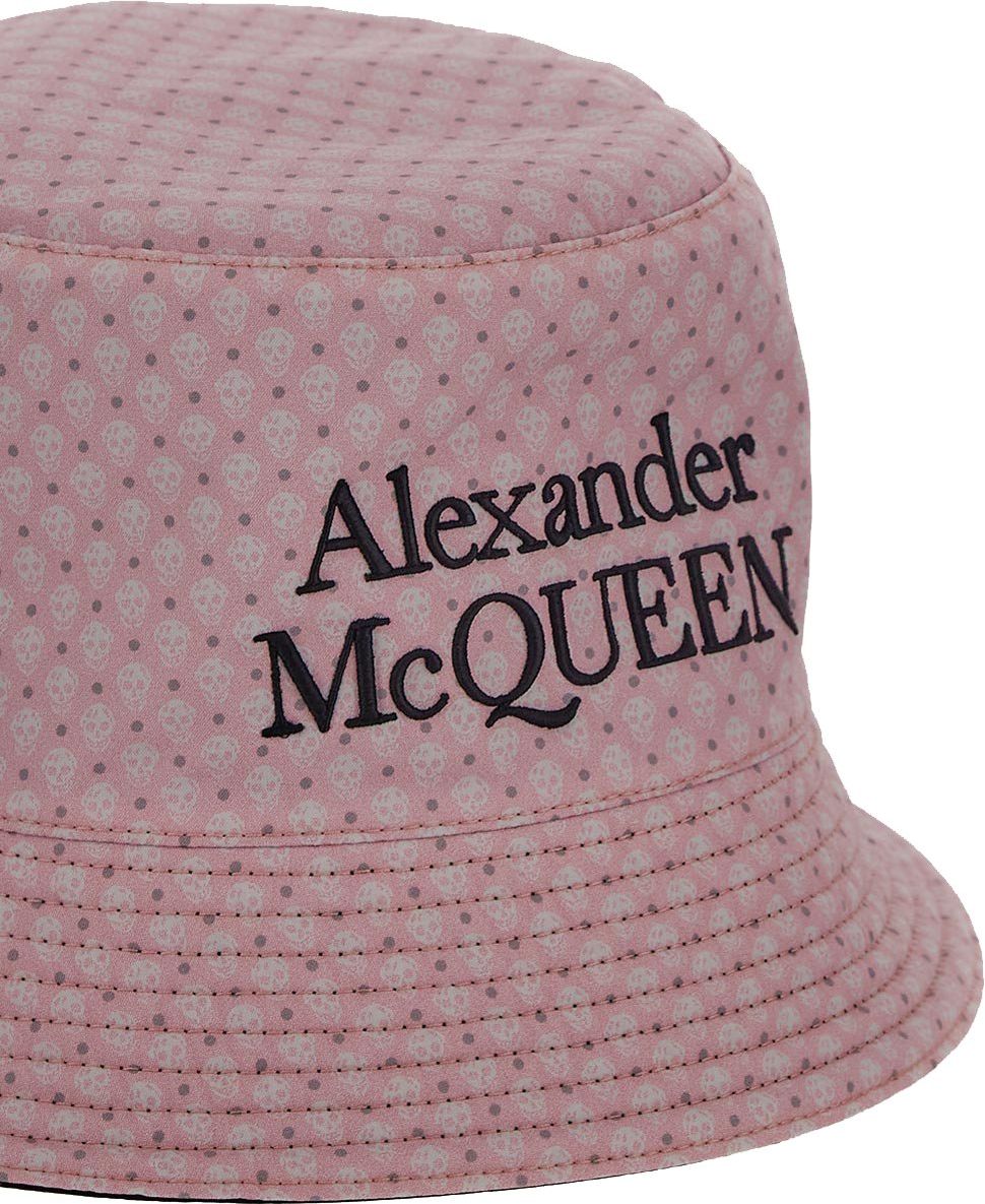Alexander McQueen Reversible Bucket Hat Zwart