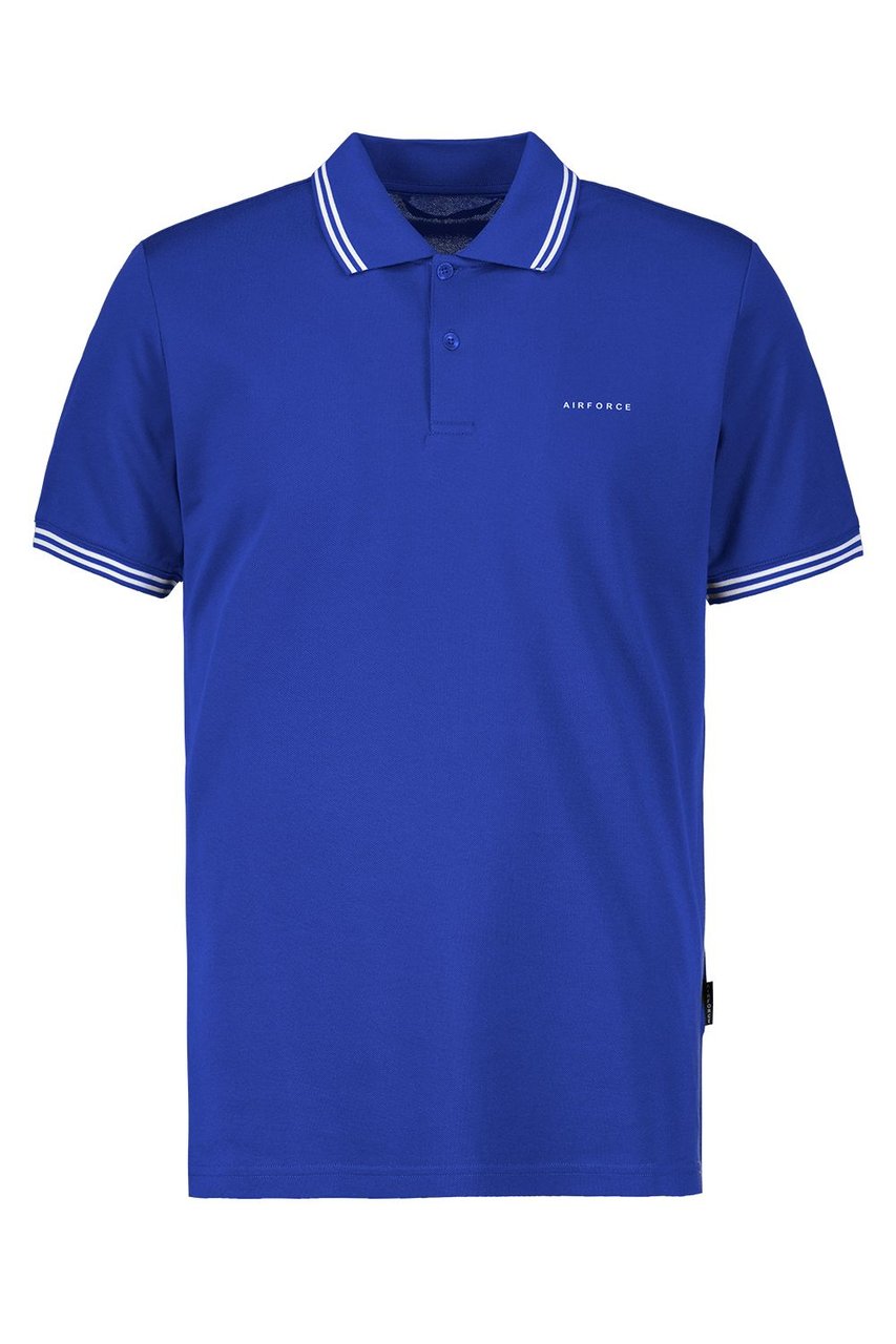 Airforce Polo Double Stripe Blauw