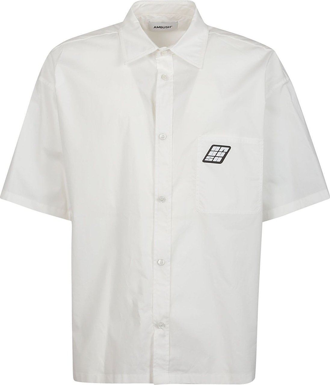 AMBUSH Buttons Bowling Shirt White Wit