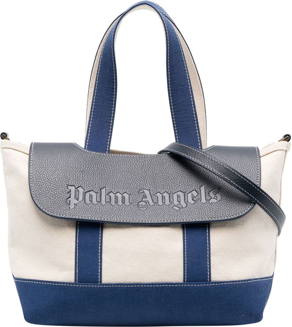 Palm Angels Classic Logo Tote Bag Blauw