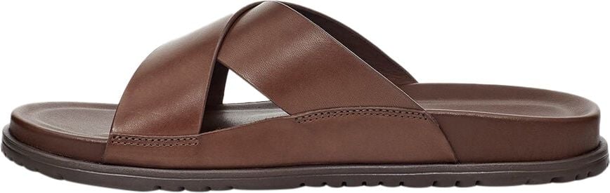 UGG Wainscott Slide Grizzly Leather Bruin