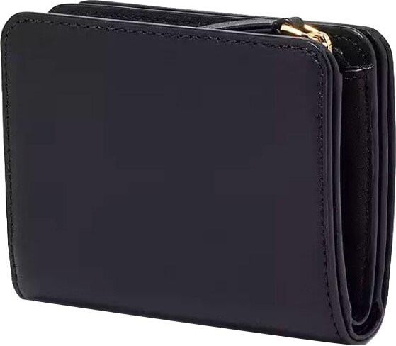 Marc Jacobs The J Marc Mini Compact Black Wallet Black Zwart