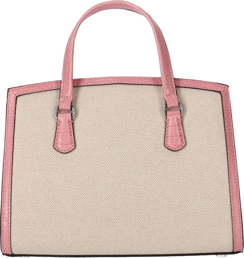 Michael Kors Chantal Canvas Pink Handbag Pink Roze