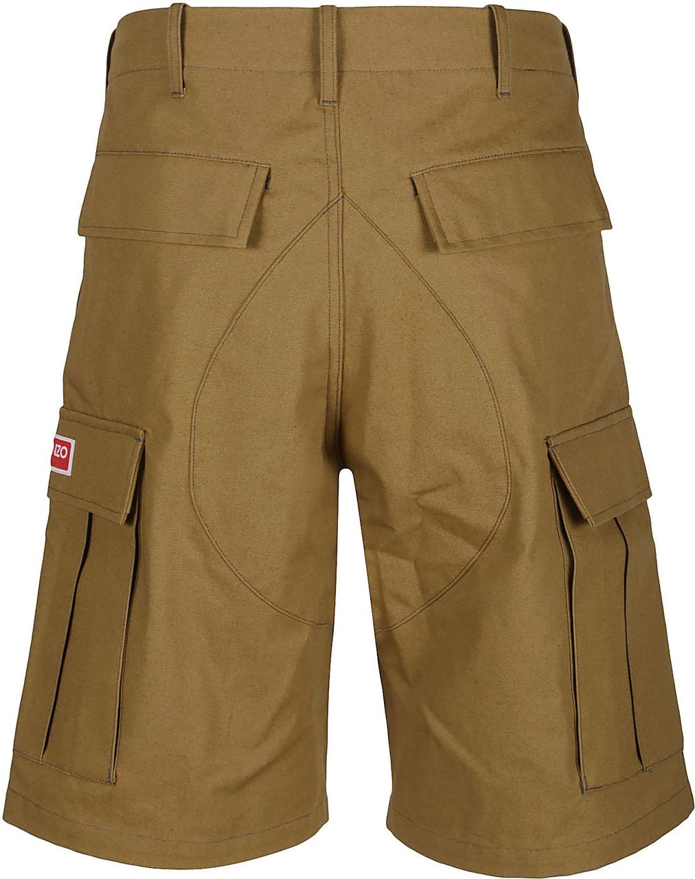 Kenzo Cargo Workwear Short Brown Bruin