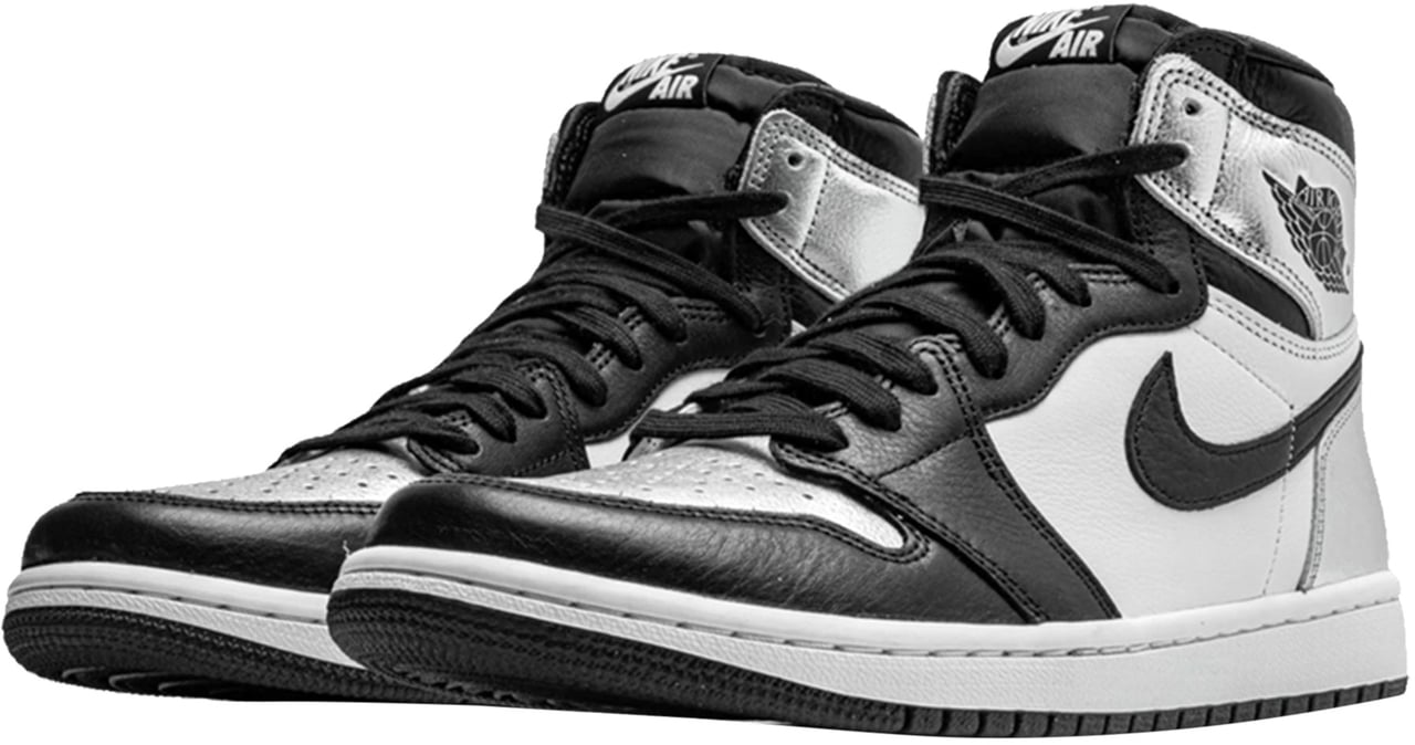 air jordan 1 retro high silver toe