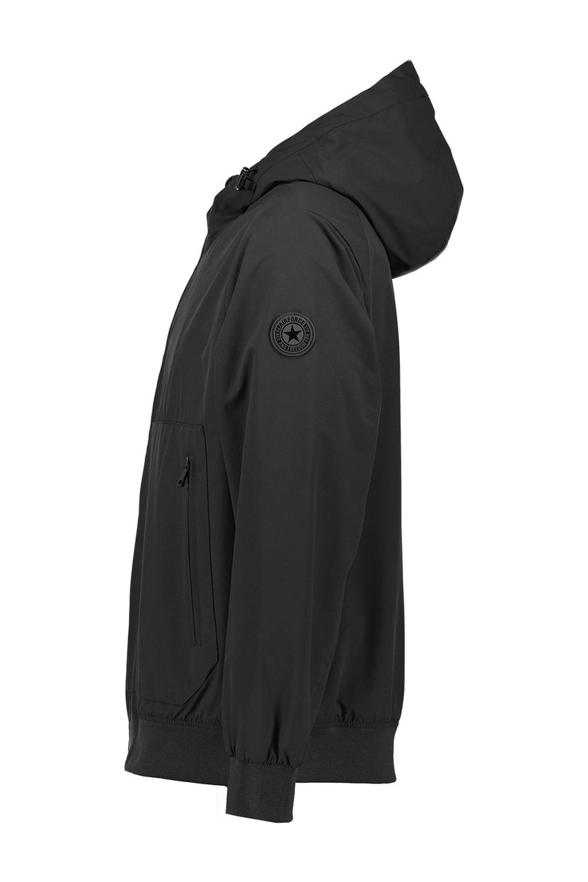 Airforce Hooded Four-way Stretch Jacket Zwart