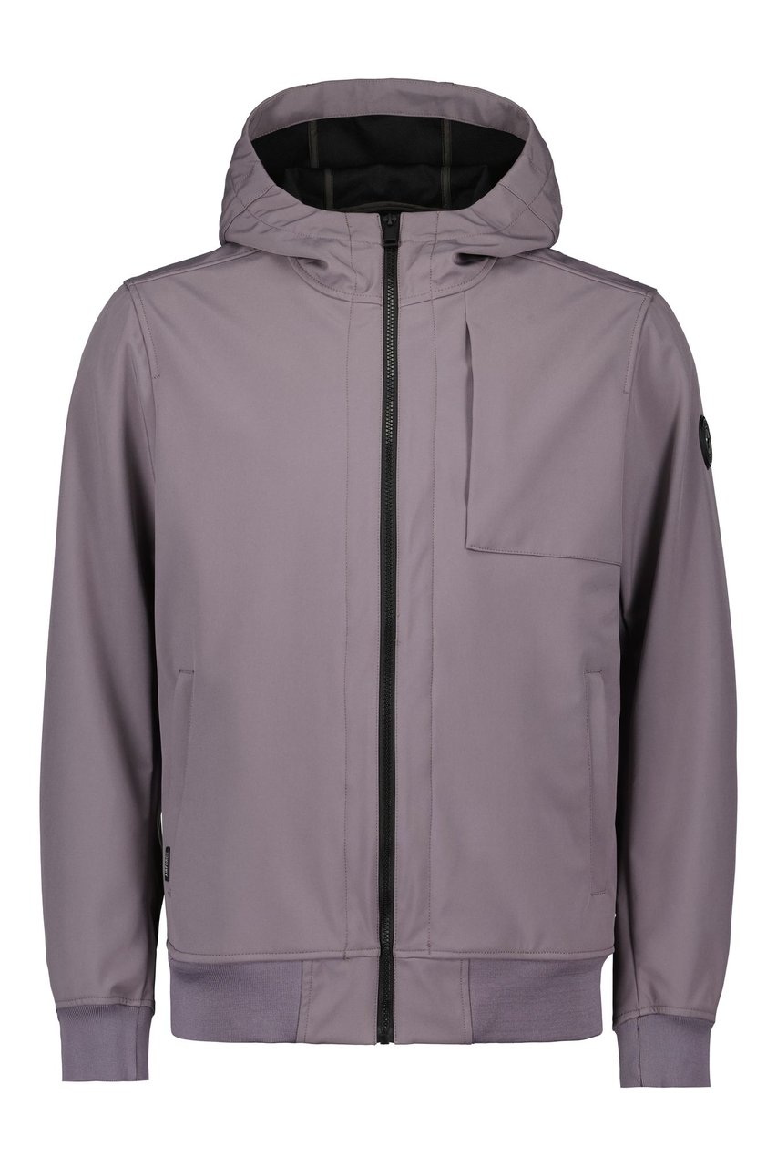 Airforce Softshell Jacket Chestpocket Paars