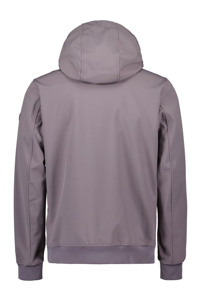 Airforce Softshell Jacket Chestpocket Paars