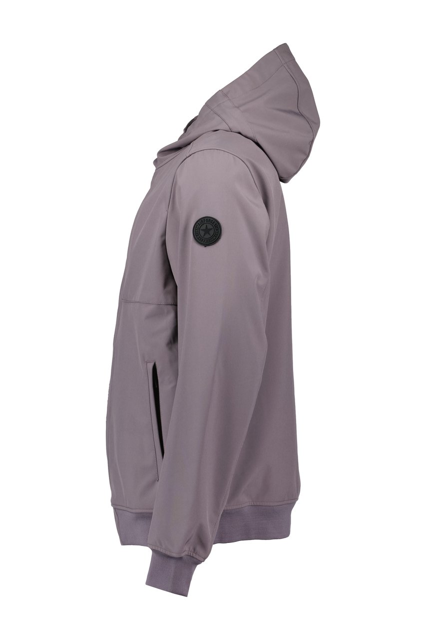 Airforce Softshell Jacket Chestpocket Paars