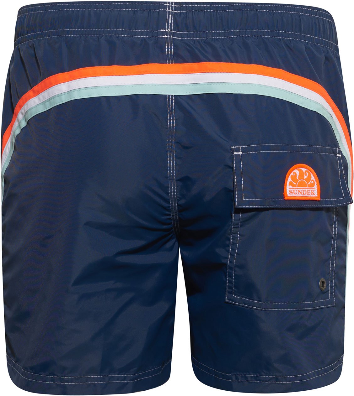 Sundek Zwemshort 14 inch kort model Blauw