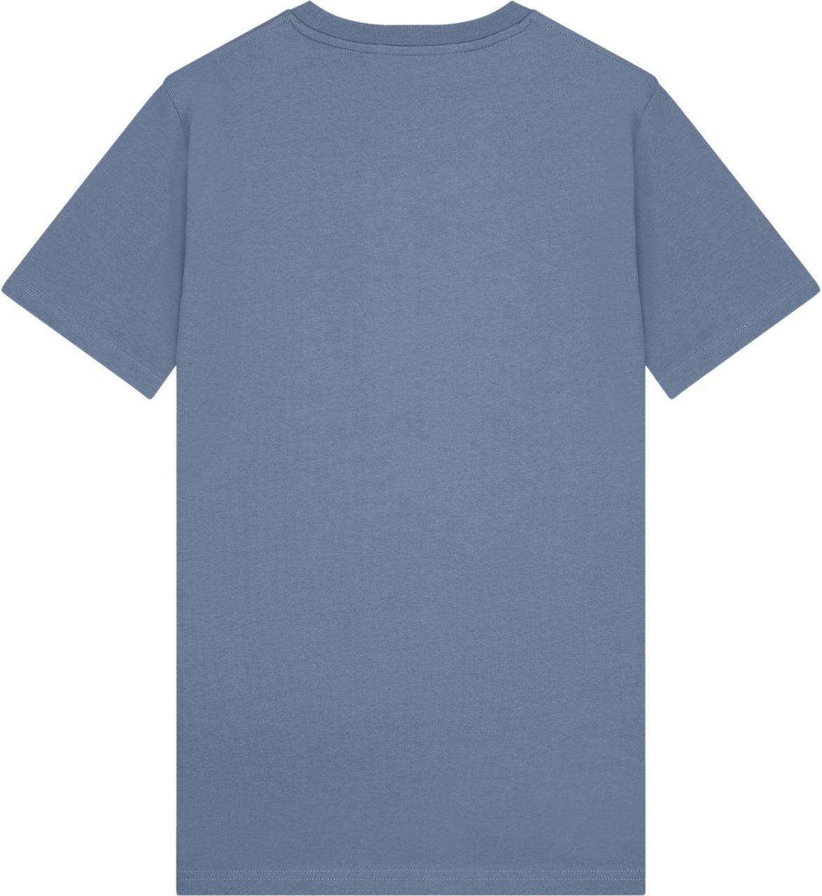 Malelions Essentials T-Shirt - Stone Blue/Whi Blauw