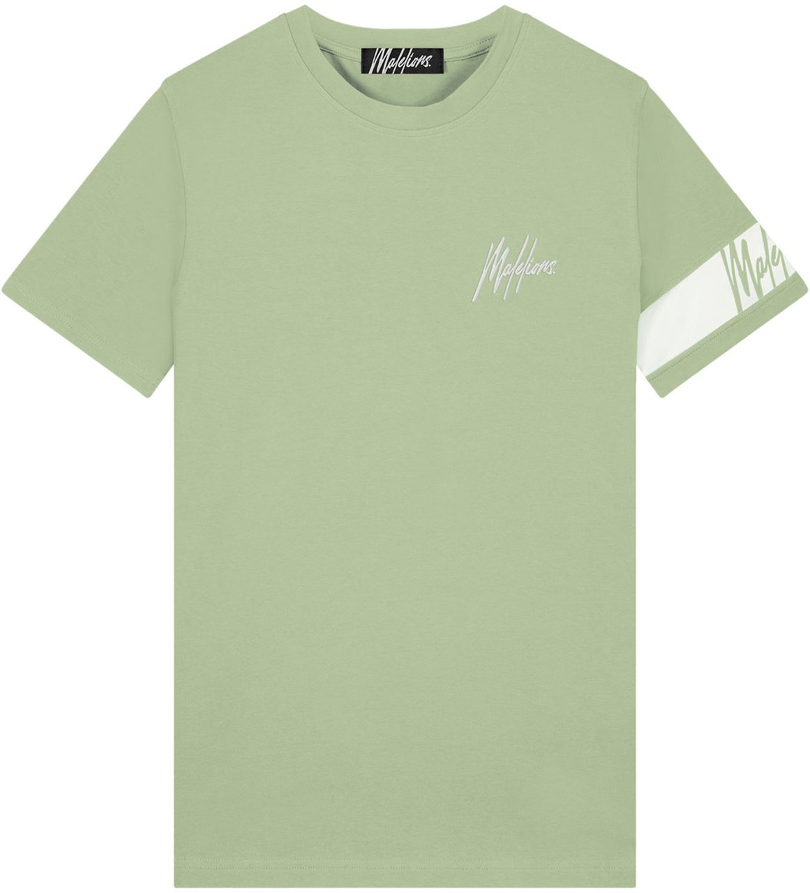 Malelions Captain T-Shirt - Green/White Groen