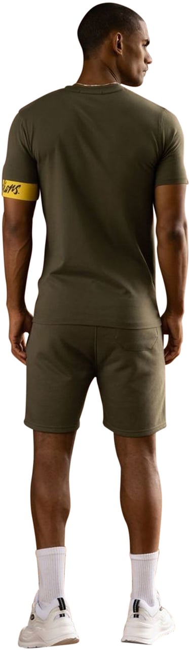 Malelions Captain T-Shirt 2 - Army/Yellow Groen