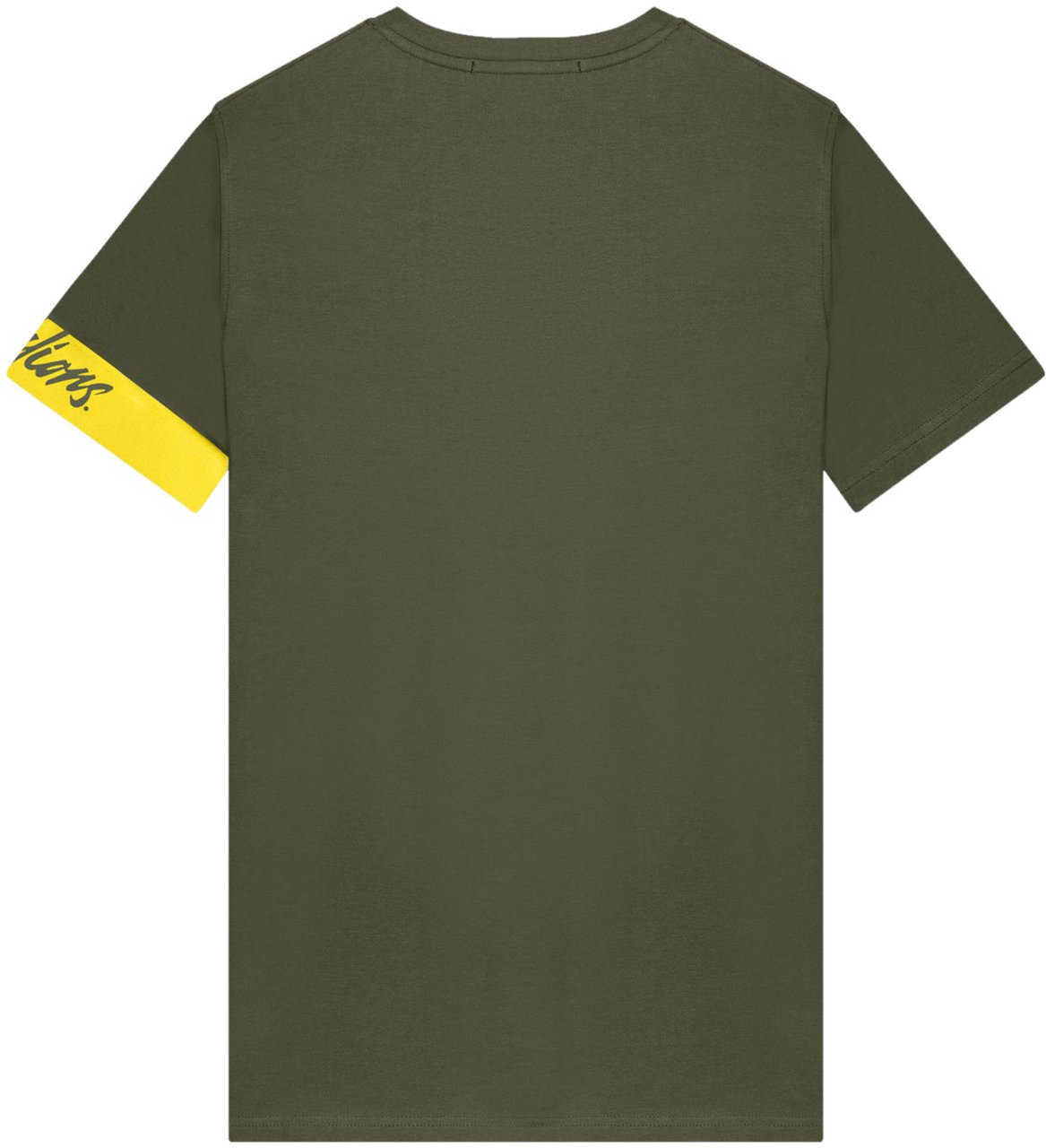 Malelions Captain T-Shirt 2 - Army/Yellow Groen