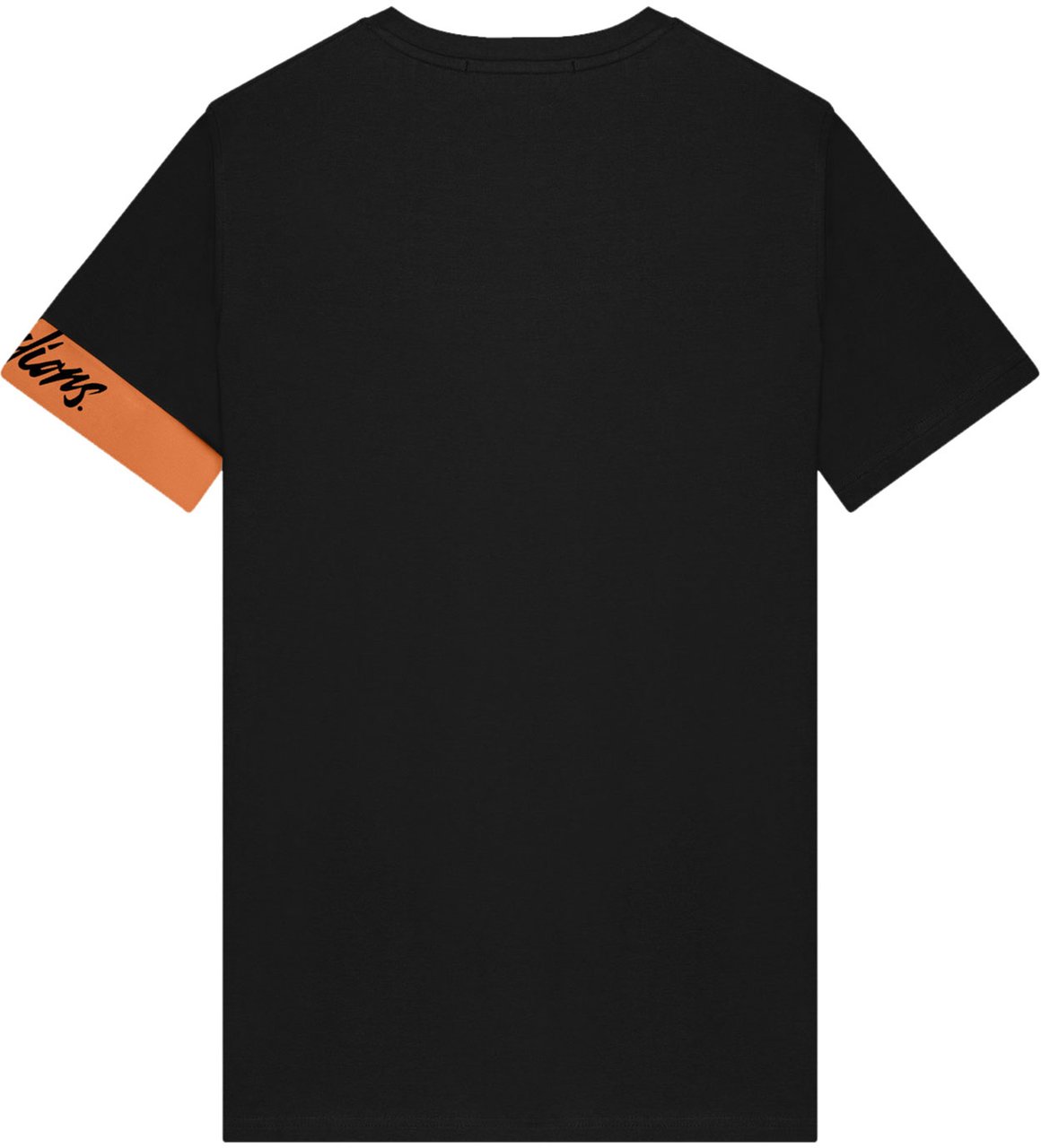 Malelions Captain T-Shirt 2 - Black/Orange Zwart