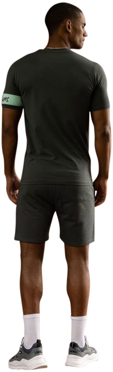 Malelions Captain T-Shirt - Antra/Mint Grijs