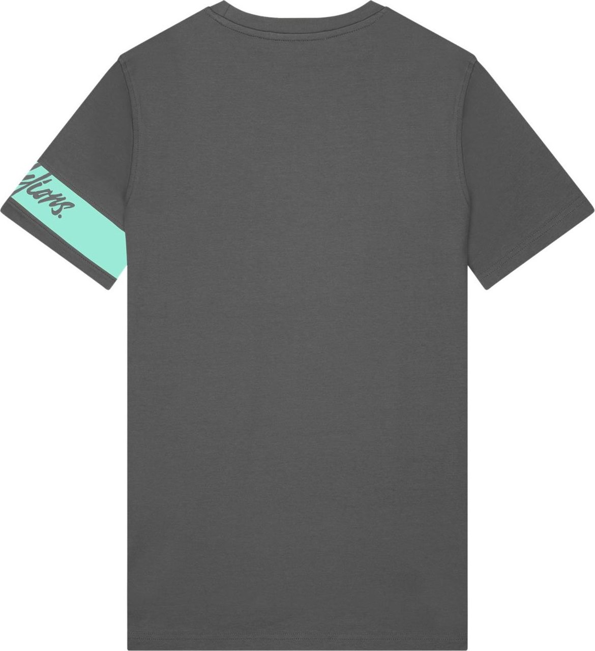 Malelions Captain T-Shirt - Antra/Mint Grijs