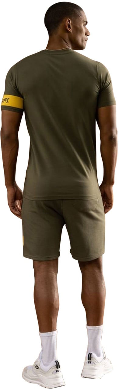 Malelions Captain Short 2 - Army/Yellow Groen