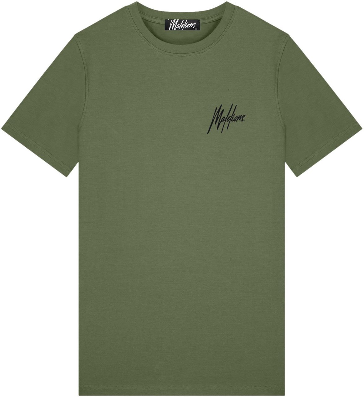 Malelions 3D Graphic T-Shirt - Light Army Groen