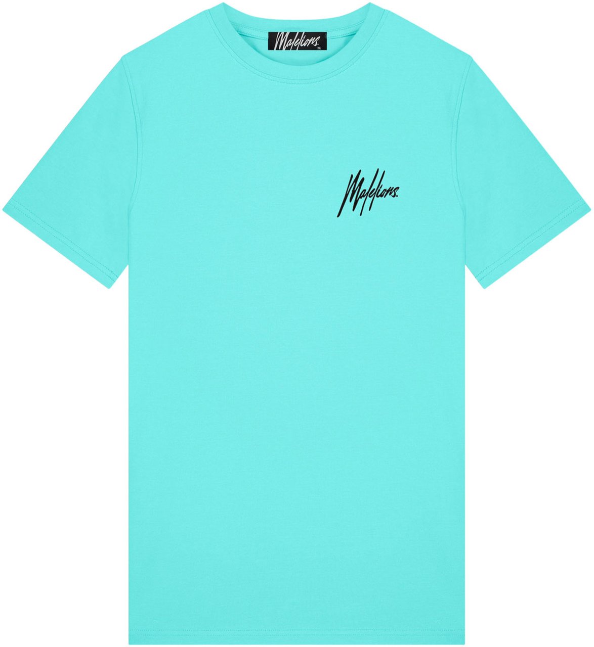 Malelions 3D Graphic T-Shirt - Turquoise/Blac Blauw