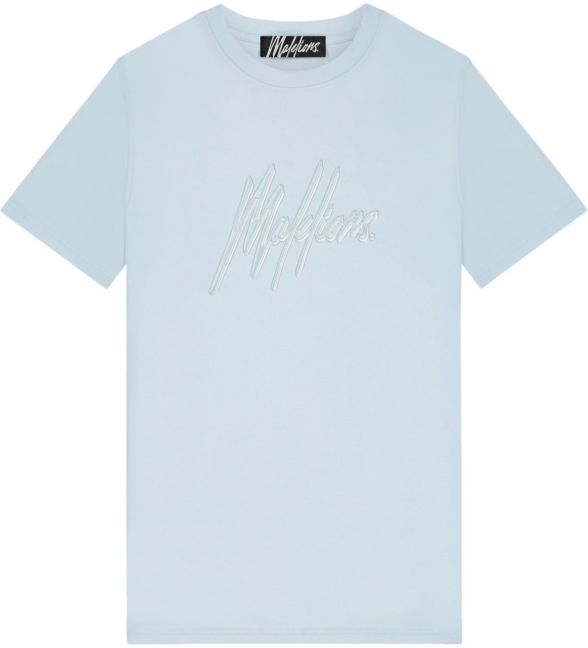 Malelions Duo Essentials T-Shirt - Light Blue Blauw